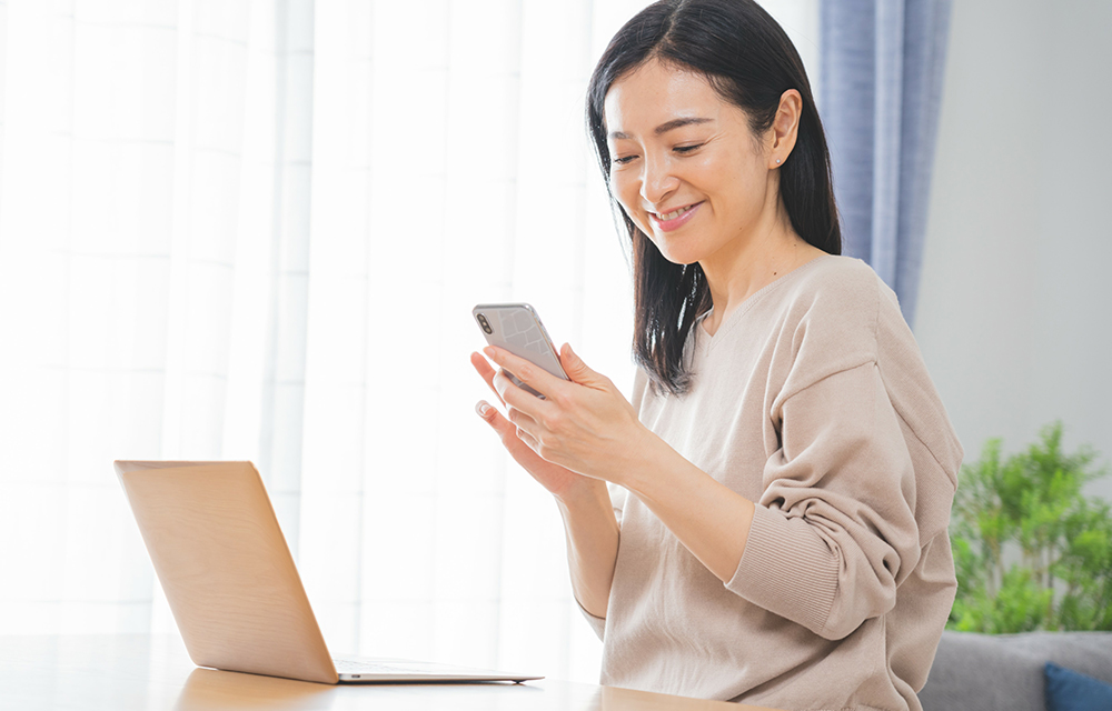 理由01　【相談しやすい】オンライン相談・LINE対応で全国からのご相談に対応